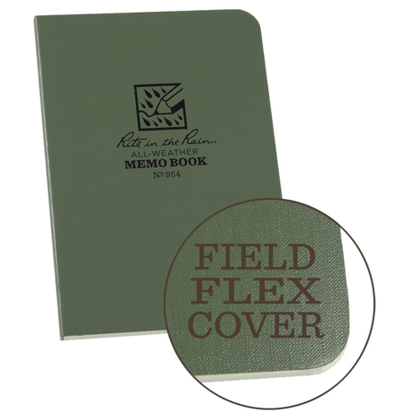 Rite in the Rain - Notizbuch 7,3 x 12,7 cm // Olivgrün