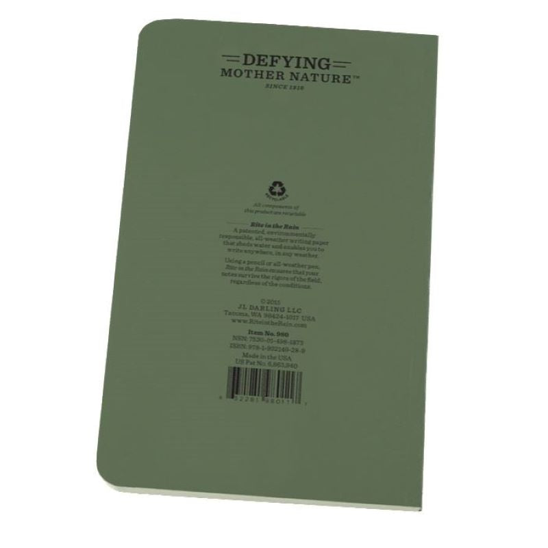 Rite in the Rain - Feldbuch 12 x 18,5 cm // Sand / Wüste