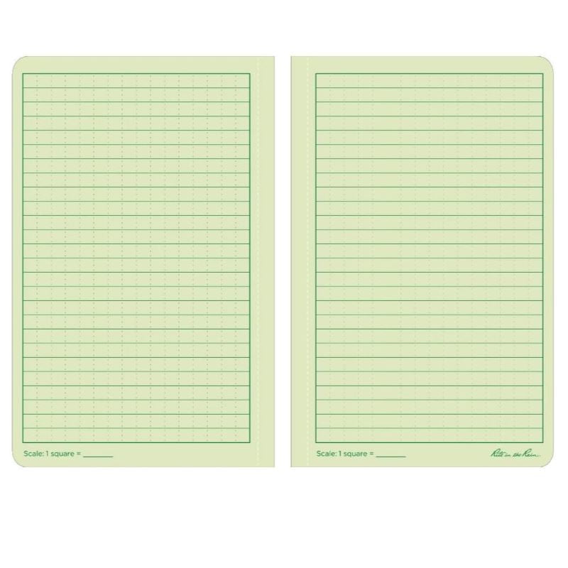 Rite in the Rain - Feldbuch 12 x 18,5 cm // Olivgrün