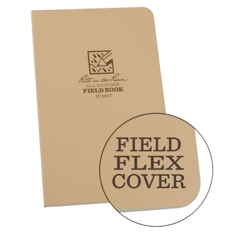 Rite in the Rain - Feldbuch 12 x 18,5 cm // Olivgrün