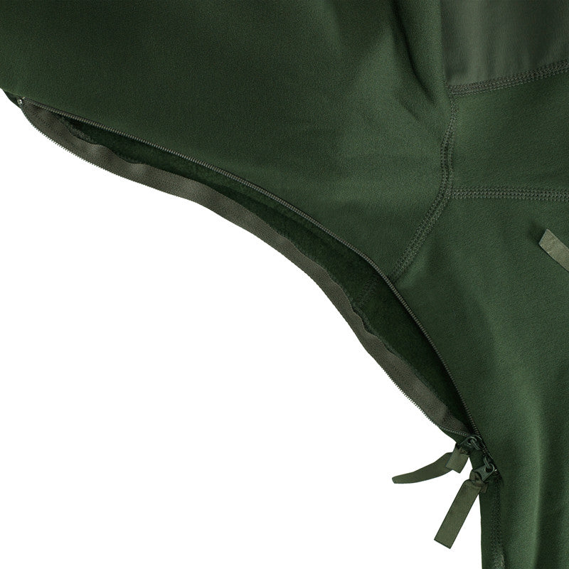 Warmpeace - Sneaker Powerstretch-Fleecejacke // Schwarz