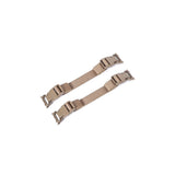 K-Force - Infinity MOLLE-Gurte 2er-Pack // Dunkler Sand / Coyote