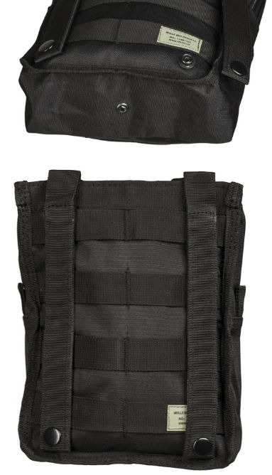 Mil-Tec - Molle Gürteltasche groß // Schwarz