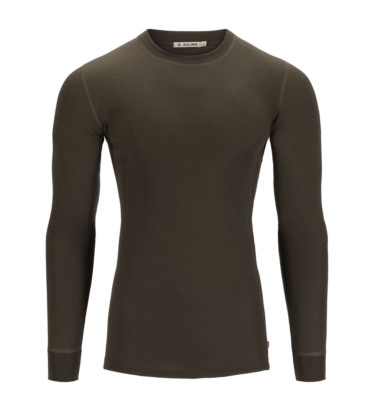 Aclima - WarmWool Crewneck Herre // Olivengrøn fra Aclima - billede nr. 1 hos GrejFreak.dk