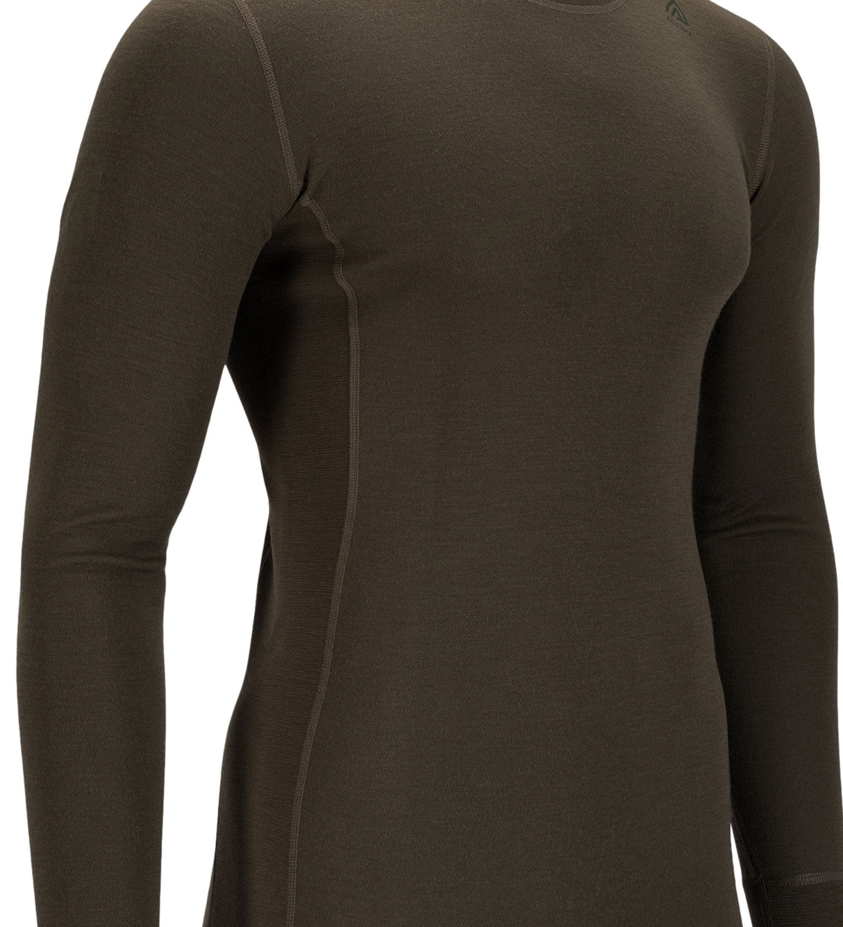 Aclima - WarmWool Crewneck Herre // Olivengrøn fra Aclima - billede nr. 3 hos GrejFreak.dk