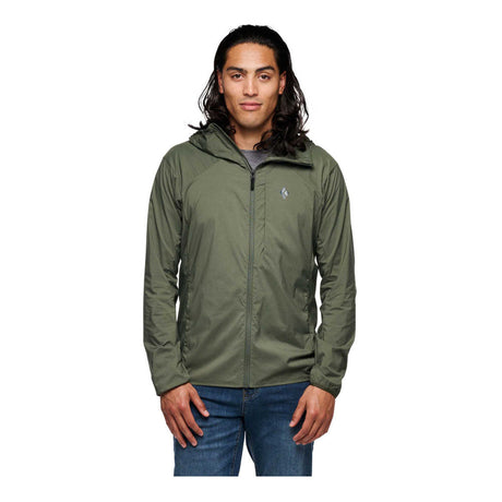 Black Diamond - Alpine Start Herre Hoodie // Olivengrøn fra Black Diamond - billede nr. 2 hos GrejFreak.dk