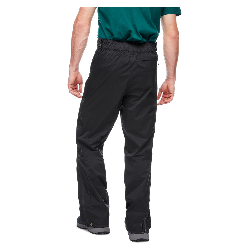 Black Diamond - Stormline Stretch Full Zip Herre Regnbukser Sort fra Black Diamond - billede nr. 4 hos GrejFreak.dk