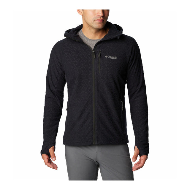 Columbia - Titan Pass 3.0 Herre Fleece m. Hætte Sort fra Columbia - billede nr. 1 hos GrejFreak.dk
