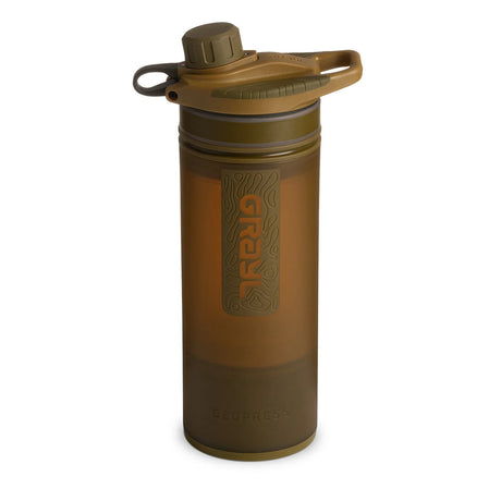 Grayl - Geopress Flaske Med Vandrensefilter 710ml // Coyote Brown fra Grayl - billede nr. 1 hos GrejFreak.dk