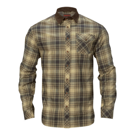 Härkila - Driven Hunt Flannel Jagtskjorte // Lys Sand fra Härkila - billede nr. 1 hos GrejFreak.dk
