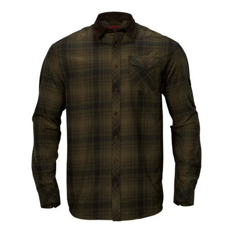 Härkila - Driven Hunt Flannel Jagtskjorte // Mørkegrøn fra Härkila - billede nr. 1 hos GrejFreak.dk