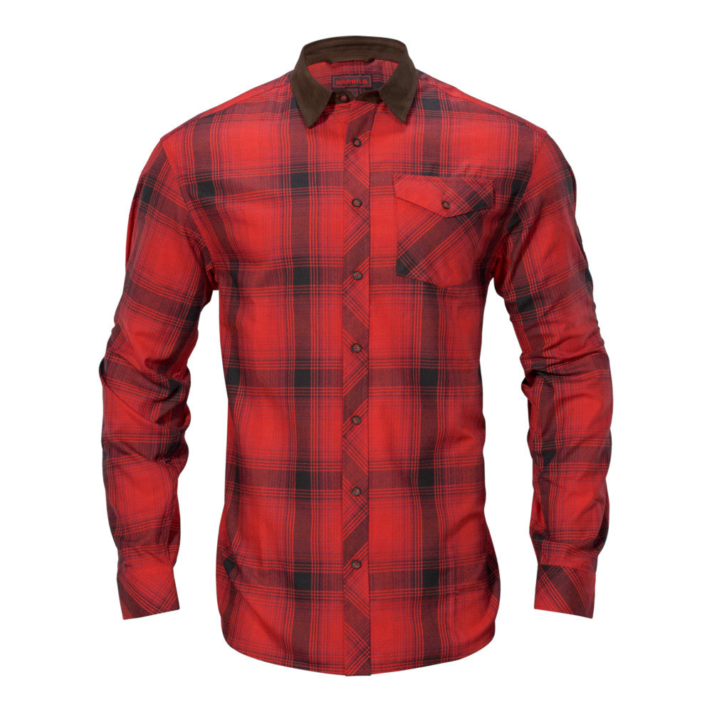 Härkila - Driven Hunt Flannel Jagtskjorte // Rød fra Härkila - billede nr. 1 hos GrejFreak.dk