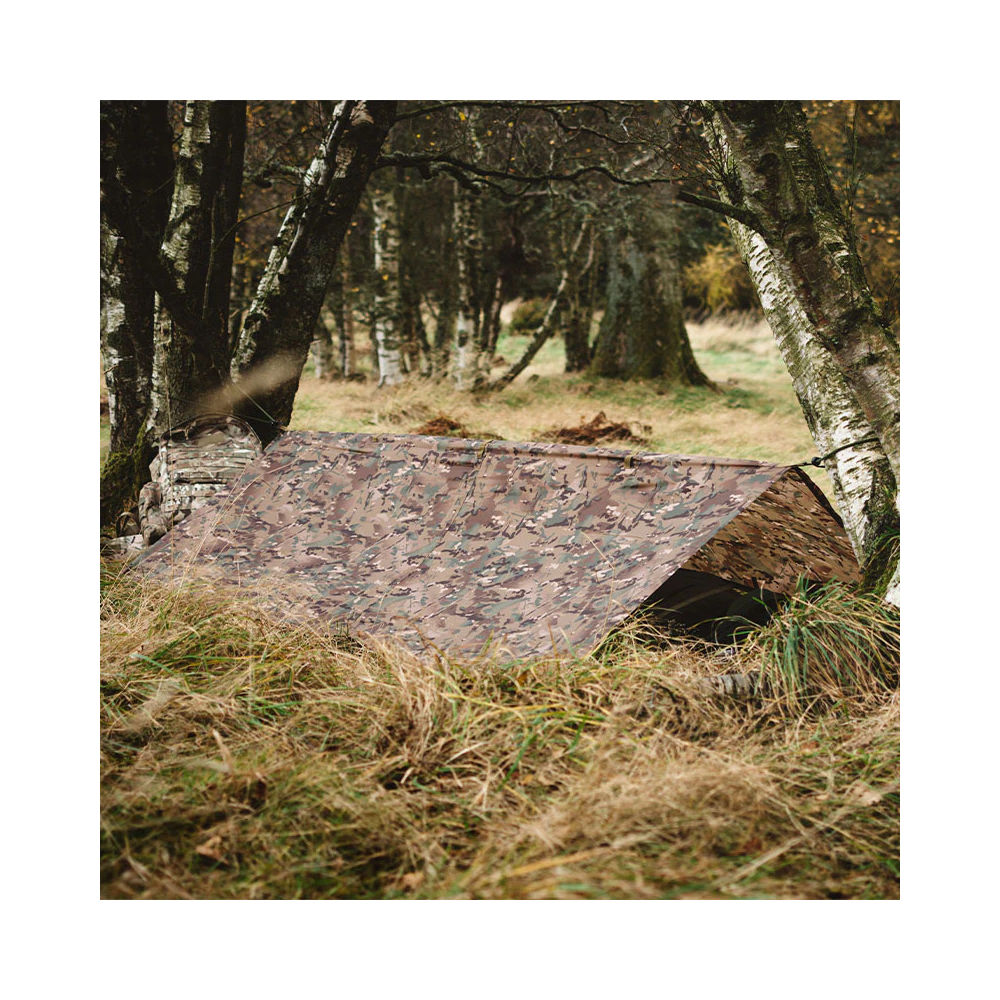 basha tarp Basha Shelter Multi Tarnung/ Camo von Highlander – Hier kaufen – GearFreak.de