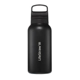 LifeStraw - Go Stainless Steel 2.0 Filter Vandflaske 1L Sort fra LifeStraw - billede nr. 1 hos GrejFreak.dk