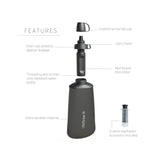 LifeStraw - Peak Squeeze Vandrensningsflaske 1L // Blå fra LifeStraw - billede nr. 6 hos GrejFreak.dk