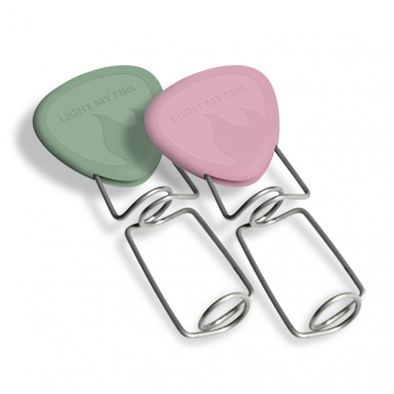 Light My Fire - Grandpa's FireFork 2-pack BIO // Grøn / Pink fra Light My Fire - billede nr. 1 hos GrejFreak.dk