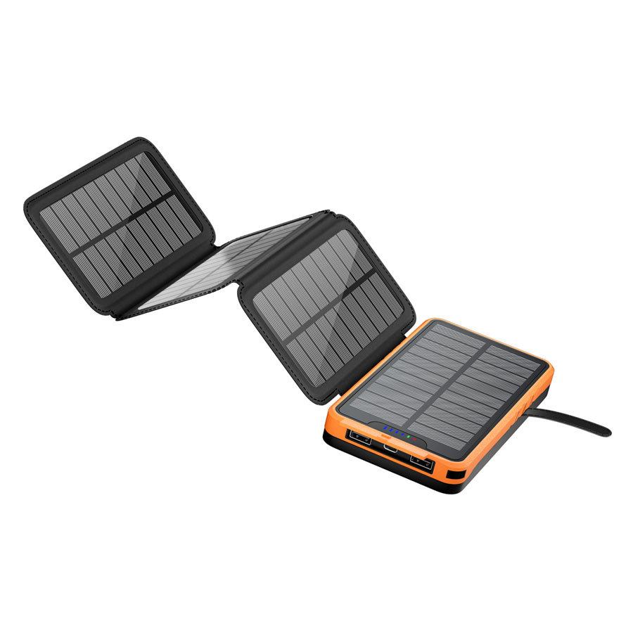 Lippa - 20.000 mAh Powerbank med foldbart solcellepanel fra Lippa - billede nr. 2 hos GrejFreak.dk
