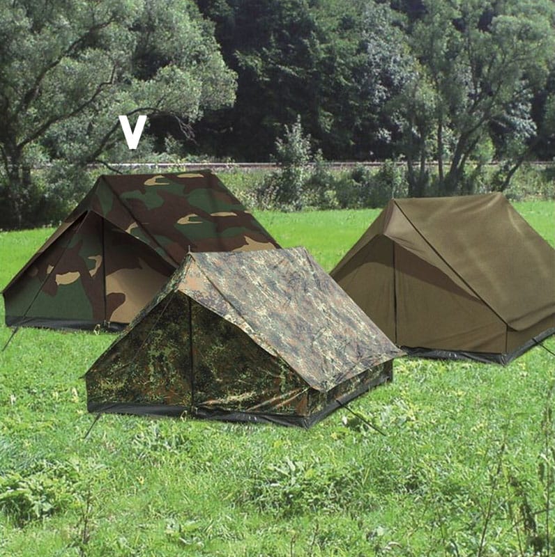 Mil-Tec - Mini Pack Standard 2-Personers telt // Woodland Camouflage fra Mil-Tec - billede nr. 1 hos GrejFreak.dk