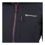 Montane - Krypton Dame Softshell Hoodie // Sort fra Montane - billede nr. 5 hos GrejFreak.dk