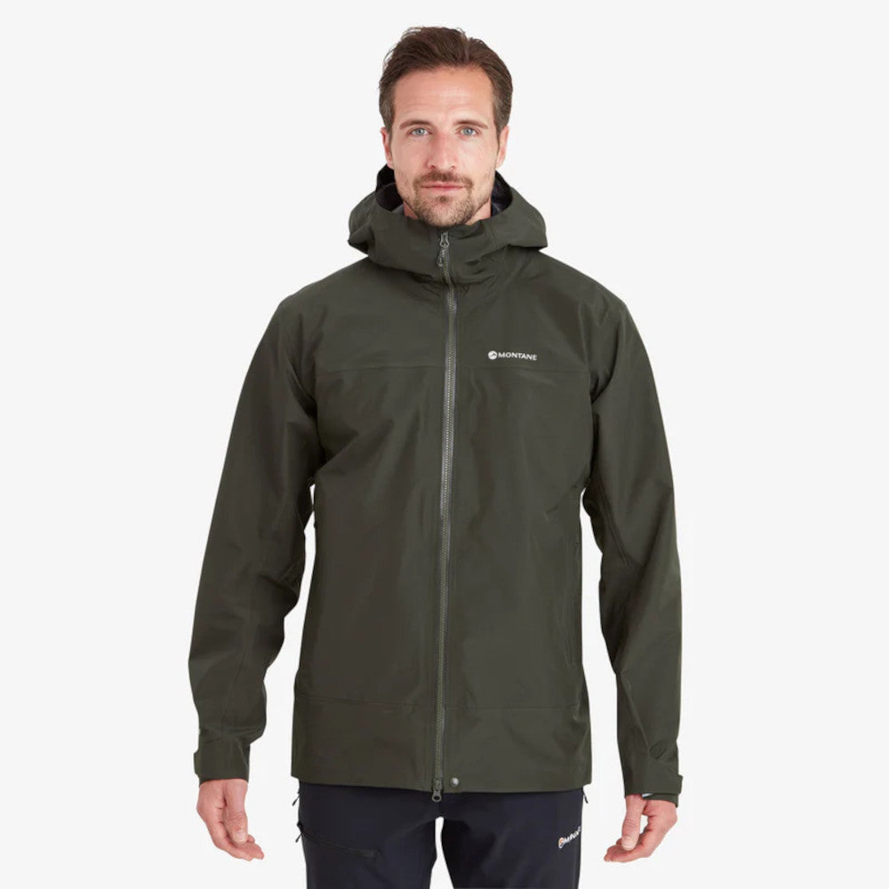Montane - Phase Herre Vandtæt Jakke Mørkegrøn fra Montane - billede nr. 3 hos GrejFreak.dk