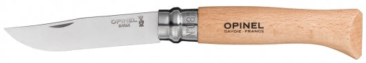 Opinel - No 8 Stainless Steel 8,5 cm blad m. skede fra Opinel - billede nr. 2 hos GrejFreak.dk