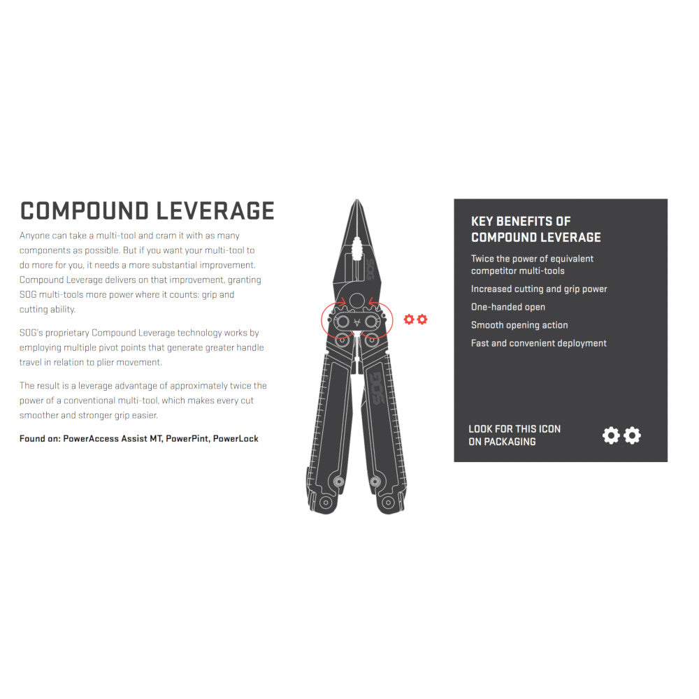 SOG Knives - PowerPint Multi-Tool // Sort fra SOG knives - billede nr. 13 hos GrejFreak.dk