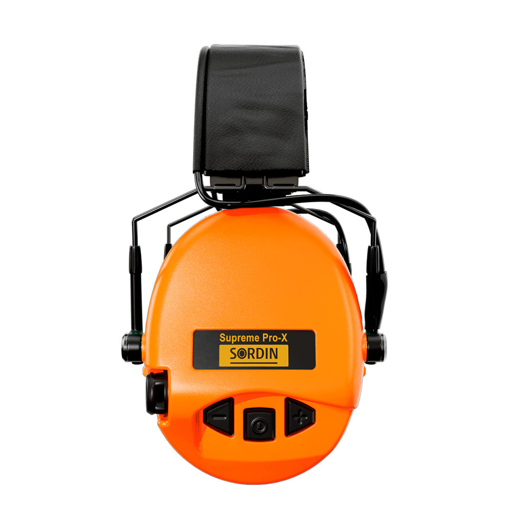Sordin - Supreme Pro-X Slim Elektronisk Høreværn 82 dB Orange fra Sordin - billede nr. 2 hos GrejFreak.dk