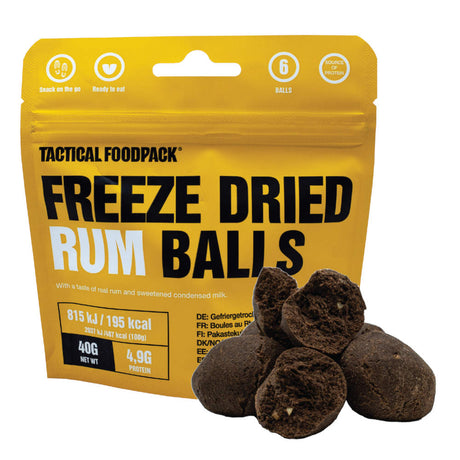 Tactical Foodpack - Frysetørrede Romkugler, 195 kcal fra Tactical Foodpack - billede nr. 1 hos GrejFreak.dk