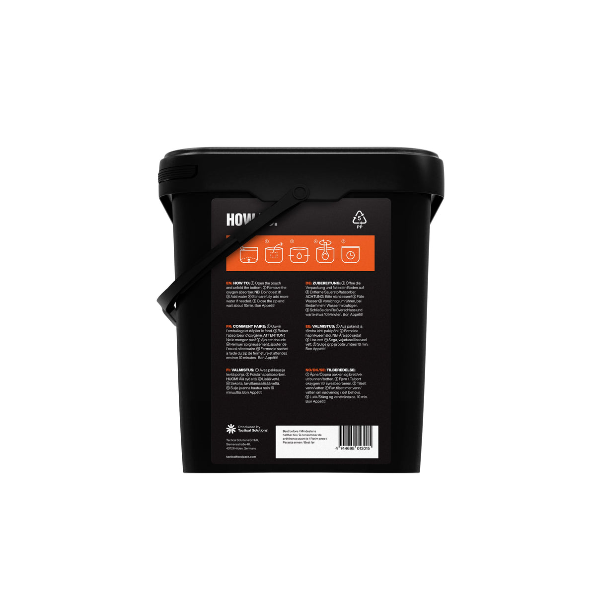 Tactical Foodpack - Weekpack Alpha Feltration, 21 måltider, 10.206 Kcal fra Tactical Foodpack - billede nr. 4 hos GrejFreak.dk