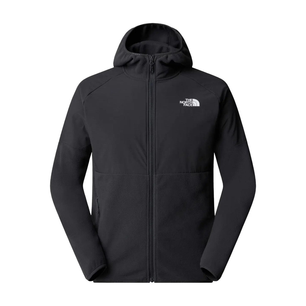 The North Face - Glacier Heavyweight Full Zip Fleece Hoodie // Asphalt Grey fra The North Face - billede nr. 1 hos GrejFreak.dk