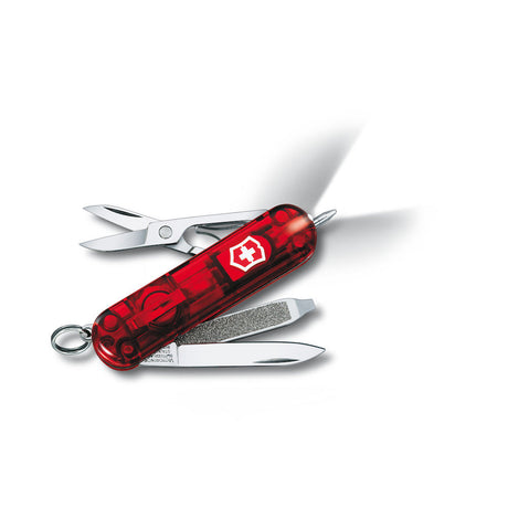 Victorinox - Signature Lite Schweizerkniv m. lygte 58mm Transparent fra Victorinox - billede nr. 1 hos GrejFreak.dk