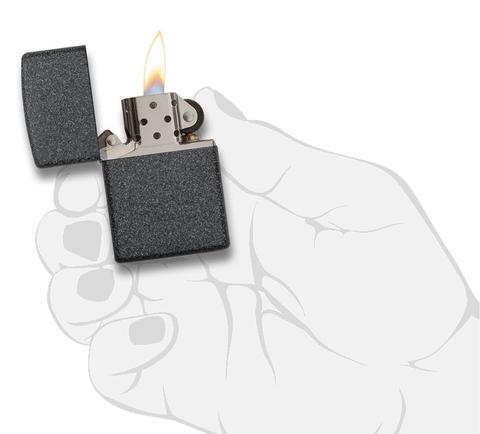Zippo - Iron Stone Lighter fra Zippo - billede nr. 3 hos GrejFreak.dk