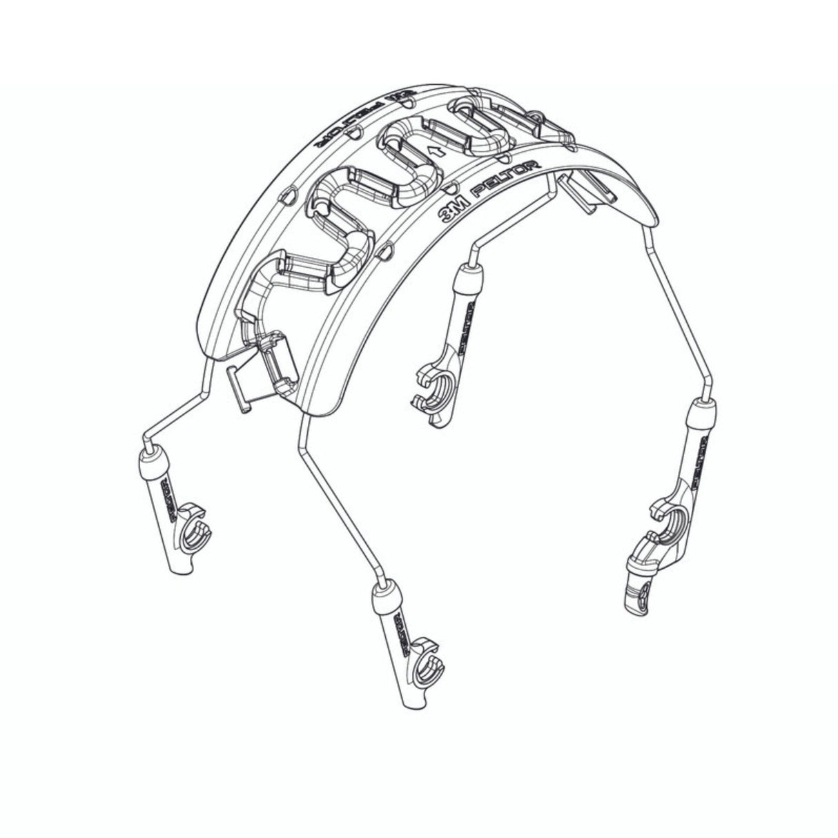 3M Peltor - Headband ComTac AGM/1-Gehörschutz-3M Peltor-GearFreak.de-2