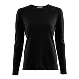 Aclima - Damen LightWool Langarm-Unterhemd // Schwarz-Pullover - Damen-Aclima-GearFreak.de-1