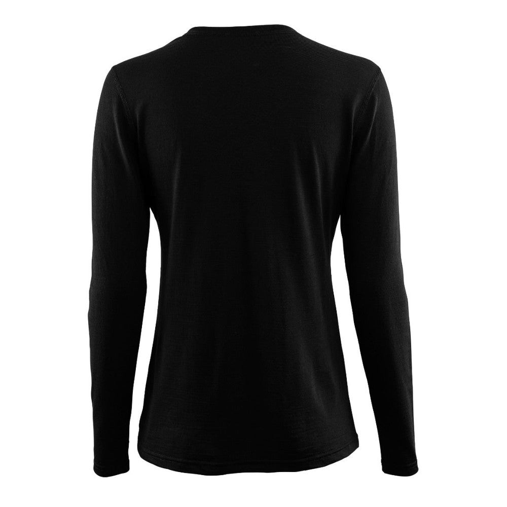 Aclima - Damen LightWool Langarm-Unterhemd // Schwarz-Pullover - Damen-Aclima-GearFreak.de-2