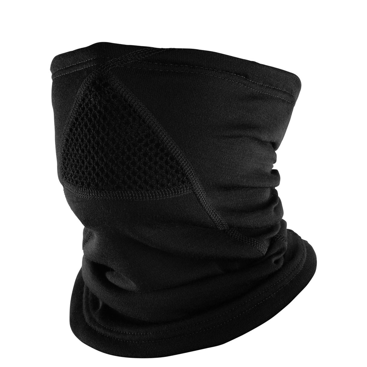 Aclima - Doublewool Neckgaiter Ausschnitt // Schwarz-Hüte & Mützen - Herren-Aclima-GearFreak.de-3