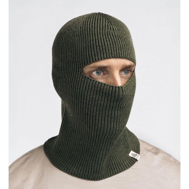 Aclima - Flach gestrickte Sturmhaube U // Olivgrün-Hüte & Mützen - Herren-Aclima-GearFreak.de-6
