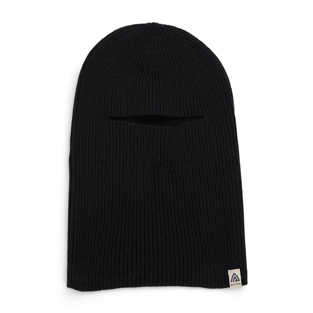 Aclima - Flach gestrickte Sturmhaube U // Schwarz-Hüte & Mützen - Herren-Aclima-GearFreak.de-1
