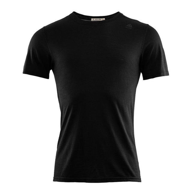 Aclima - Herren LightWool Unterhemd T-Shirt // Schwarz-Outdoor-T-Shirts - Herren-Aclima-GearFreak.de-1