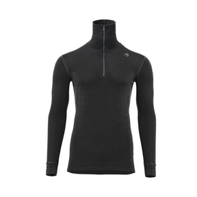 Aclima - Herrenpolo aus Warmwool // Schwarz-Pullover - Herren-Aclima-GearFreak.de-1
