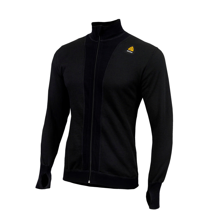 Aclima - Hotwool 230g Unisex Jacke // Schwarz-Pullover - Herren-Aclima-GearFreak.de-1