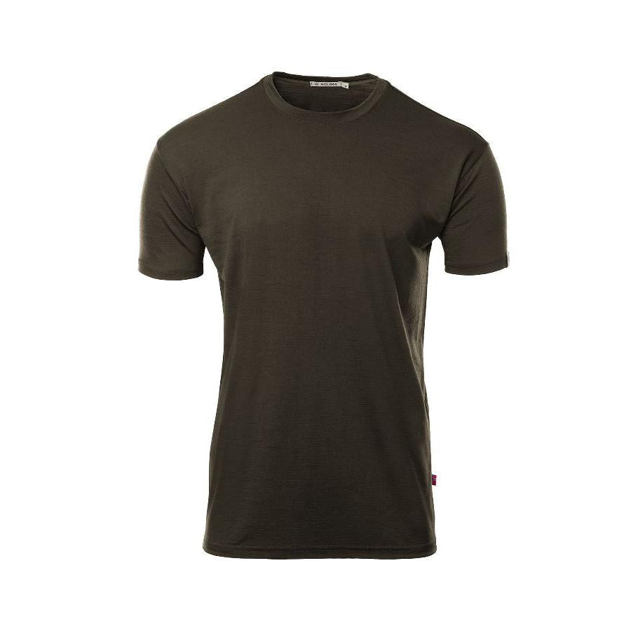 Aclima - Lightwool 180g Herren-Klassiker-T-Shirt // Asphalt-Outdoor-T-Shirts - Herren-Aclima-GearFreak.de-1