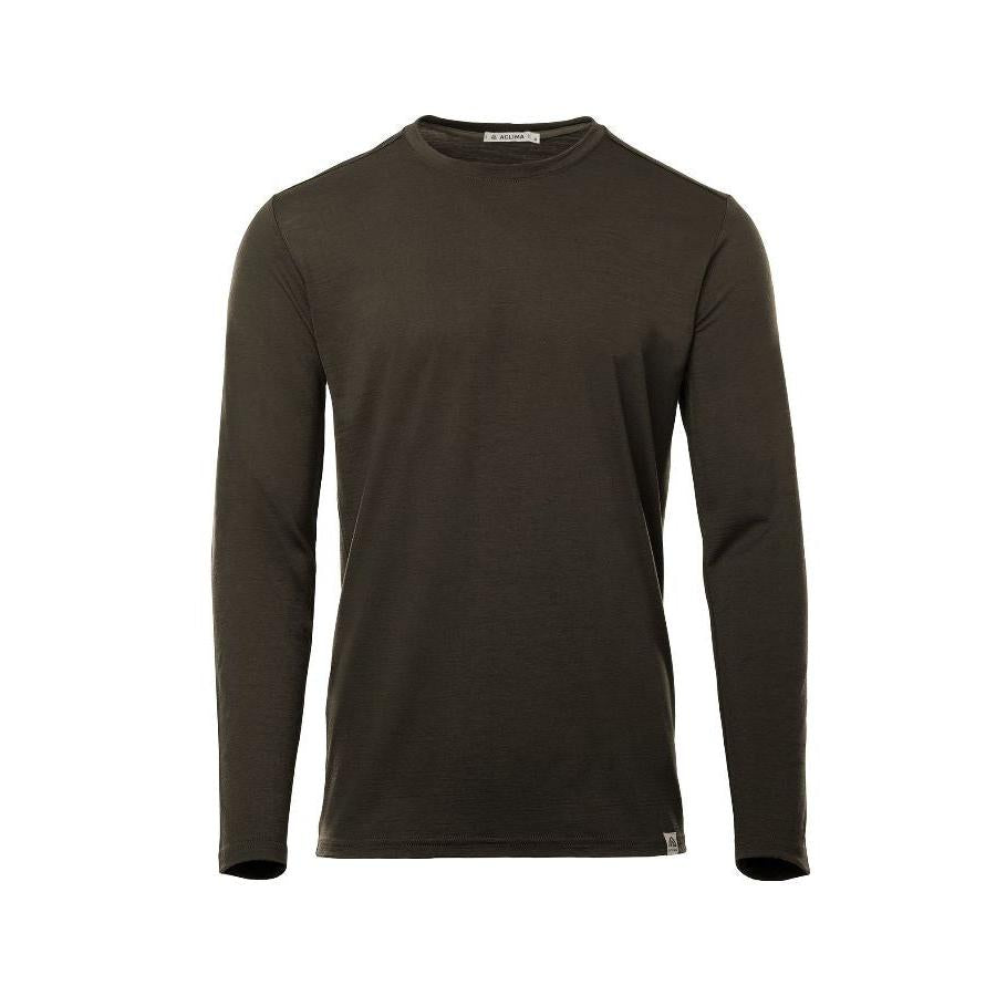 Aclima - Lightwool 180g Langarm-Herren-Wollpullover // Asphalt-Pullover - Herren-Aclima-GearFreak.de-1