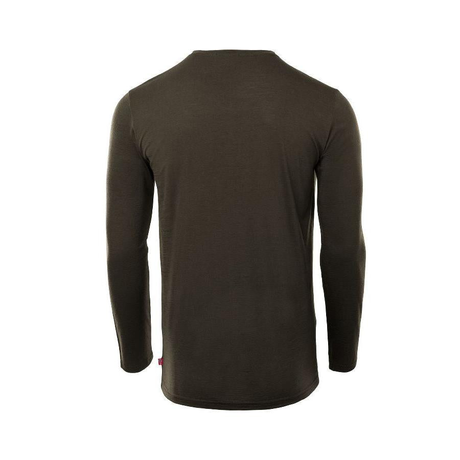 Aclima - Lightwool 180g Langarm-Herren-Wollpullover // Asphalt-Pullover - Herren-Aclima-GearFreak.de-2