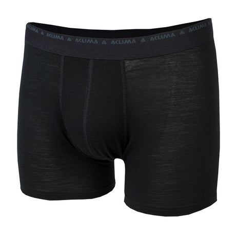 Aclima - Lightwool Boxershorts // Schwarz-Unterwäsche - Herren-Aclima-GearFreak.de-1