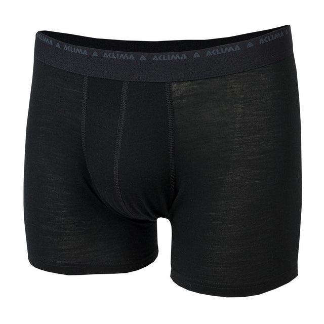 Aclima - Lightwool Boxershorts // Schwarz-Unterwäsche - Herren-Aclima-GearFreak.de-1