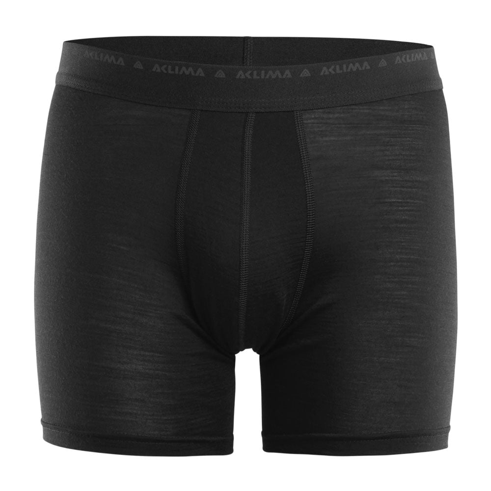 Aclima - Lightwool Boxershorts // Schwarz-Unterwäsche - Herren-Aclima-GearFreak.de-2