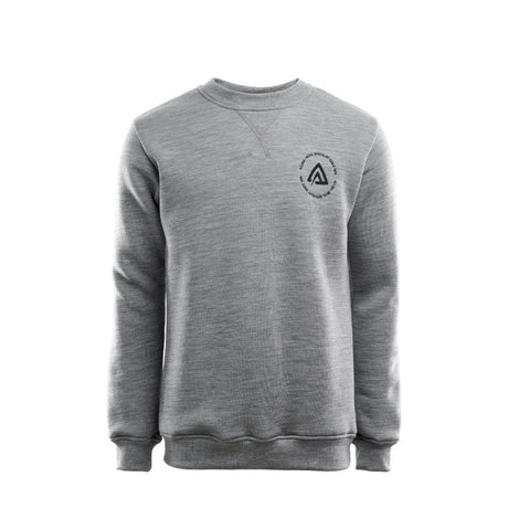Aclima - Pullover aus Fleecewolle mit Rundhalsausschnitt // Grau-Pullover - Herren-Aclima-GearFreak.de-1