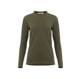 Aclima - Wollfrottee, 220 g, Damen-Rundhalsausschnitt // Olivgrün-Pullover - Damen-Aclima-GearFreak.de-1