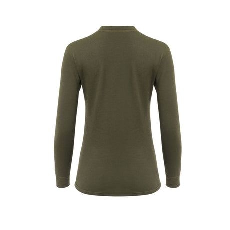 Aclima - Wollfrottee, 220 g, Damen-Rundhalsausschnitt // Olivgrün-Pullover - Damen-Aclima-GearFreak.de-2